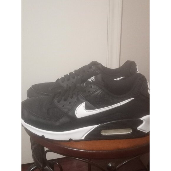 Nike Womens Air Max 90 CQ2560-001 Black Running Shoes Sneakers Size 9.5 - Picture 8 of 13
